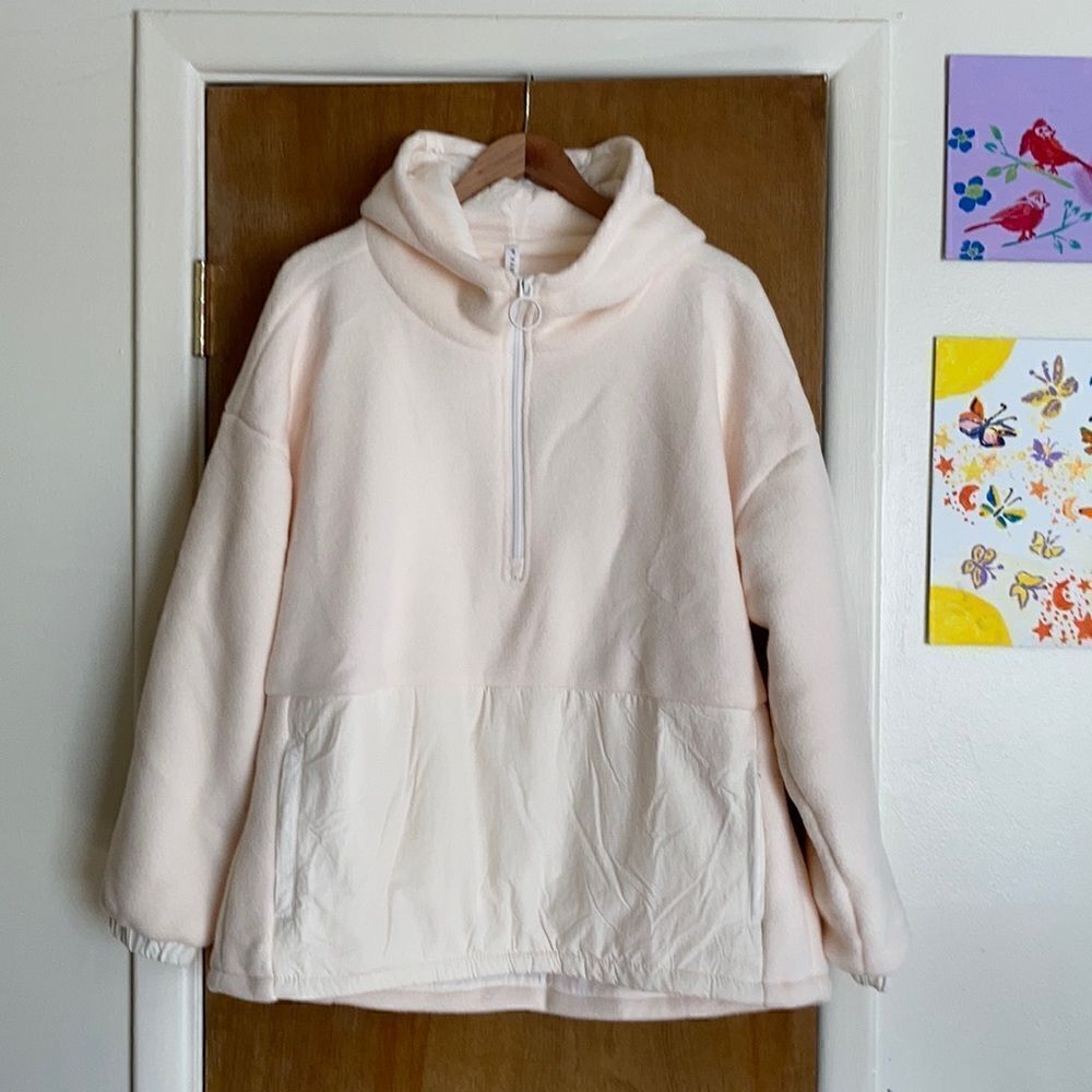 Fabletics Sherpa Half ZIP Jacket